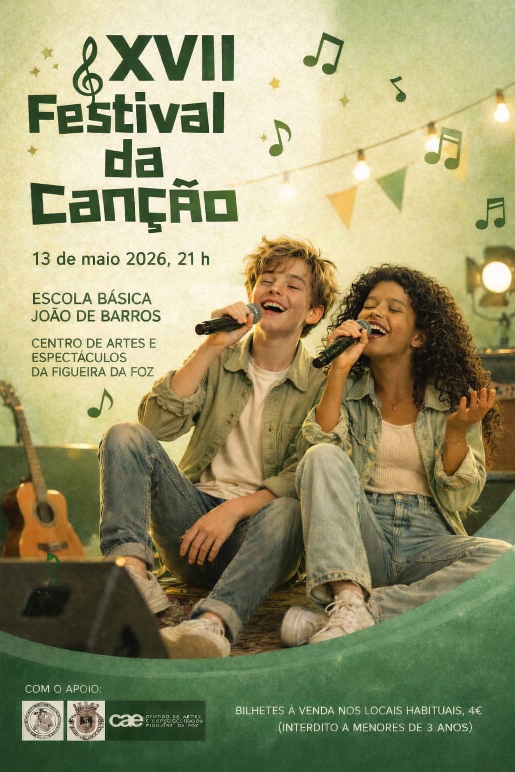 Cartaz XVII Festival da cano Dr. Joo de Barros 2026